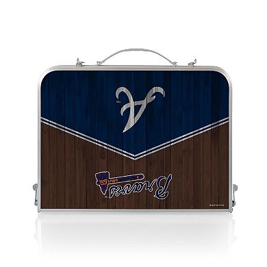 Picnic Time Atlanta Braves Mini Folding Table