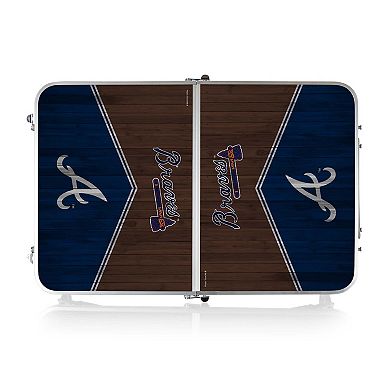 Picnic Time Atlanta Braves Mini Folding Table