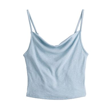 Juniors' SO® Cowl Tank Top