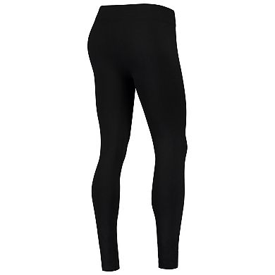 Women's ZooZatz Black Miami Hurricanes Fleece Lined 2.0 Leggings