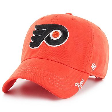 Women's '47 Orange Philadelphia Flyers Team Miata Clean Up Adjustable Hat