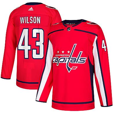 Men's adidas Tom Wilson Red Washington Capitals Home Authentic Player Jersey