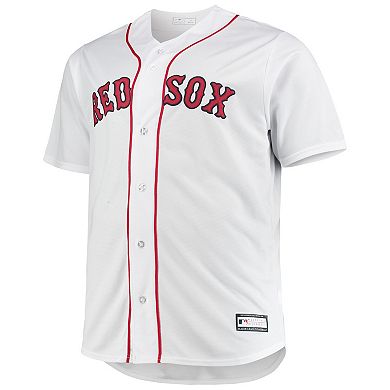 Men's White Boston Red Sox Big & Tall Home Replica Team Jersey
