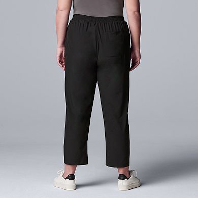 Plus Size Simply Vera Vera Elastic-Waist Wang Pants