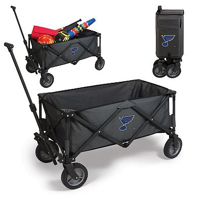 Picnic Time St. Louis Blues Adventure Wagon Portable Utility Wagon