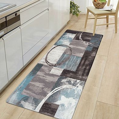 World Rug Gallery Abstract Circles Anti-Fatigue Mat