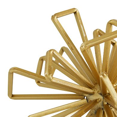 Stella & Eve Gold Metal 3D Geometric Star Sculpture 3-piece Set
