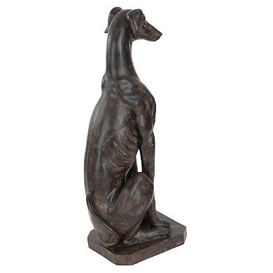 Stella & Eve Brown Polystone Greyhound Sculpture