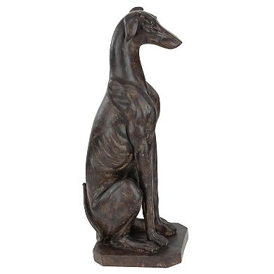 Stella & Eve Brown Polystone Greyhound Sculpture