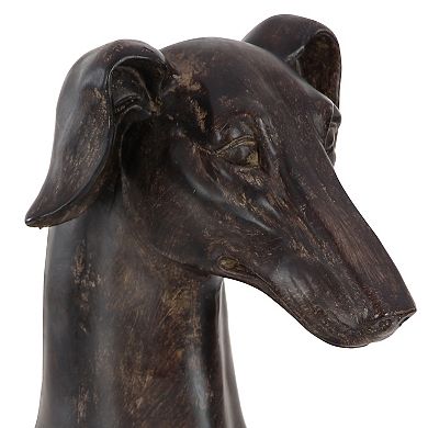 Stella & Eve Brown Polystone Greyhound Sculpture