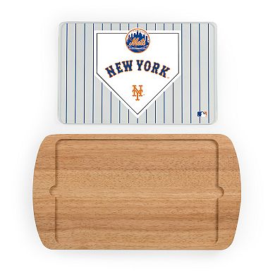 Picnic Time New York Mets Billboard Glass Top Serving Tray