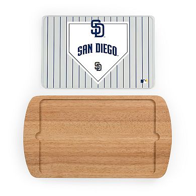 Picnic Time San Diego Padres Billboard Glass Top Serving Tray