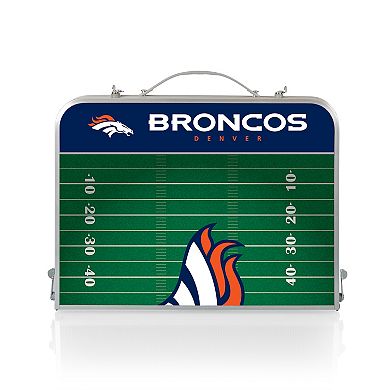 Picnic Time Denver Broncos Mini Portable Folding Table