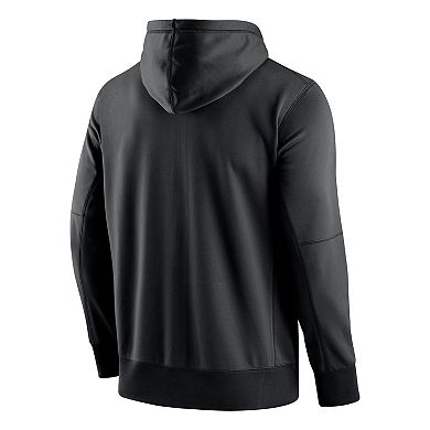 Men's Nike Black Colorado Buffaloes Logo Stack Performance Full-Zip Hoodie