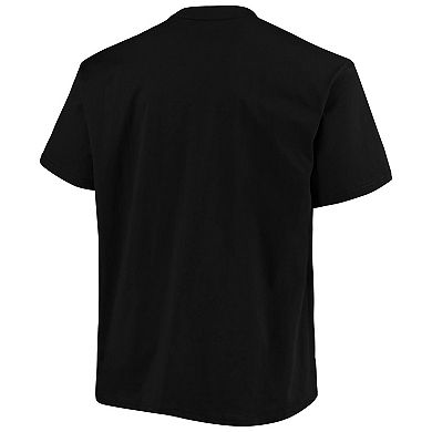 Men's Fanatics Branded Black Los Angeles Chargers Big & Tall Color Pop T-Shirt