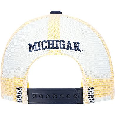 Youth Navy Michigan Wolverines Core Snapback Hat