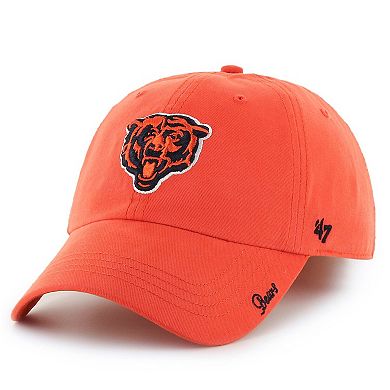 Women's '47 Orange Chicago Bears Miata Clean Up Secondary Adjustable Hat