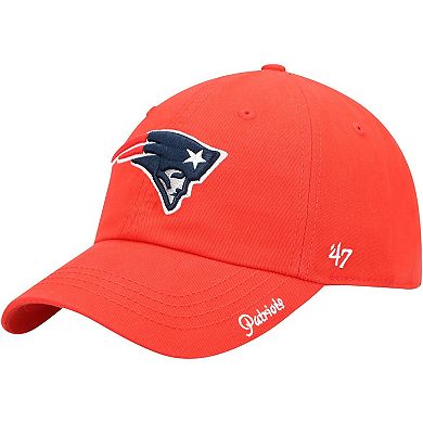 Women's '47 Red New England Patriots Miata Clean Up Secondary Adjustable Hat