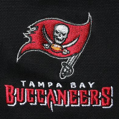 Men's Dunbrooke Black Tampa Bay Buccaneers Dakota Cotton Canvas Hooded Jacket