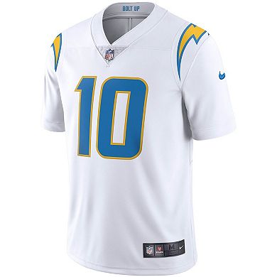 Men's Nike Justin Herbert White Los Angeles Chargers Vapor Limited Jersey