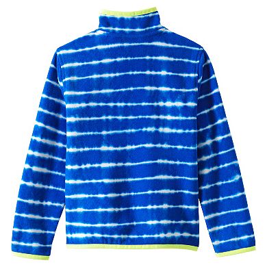 Lands' End Kids 4-20 Fleece Snap Neck Pullover