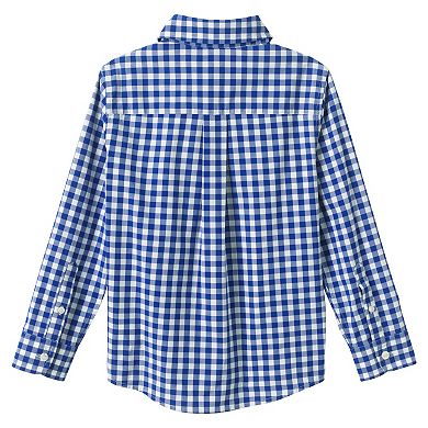 Boys 8-20 Lands' End Long Sleeve Buttondown Poplin Shirt