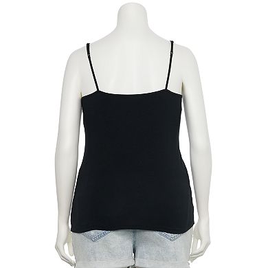 Juniors' Plus Size SO® Scoopneck Jersey Cami