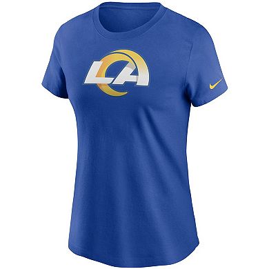 Women's Nike Royal Los Angeles Rams Logo Essential T-Shirt