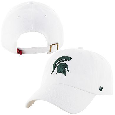 Michigan State Spartans '47 Brand Clean Up Adjustable Hat - White