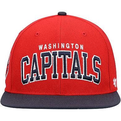 Men's '47 Red Washington Capitals Captain Snapback Hat