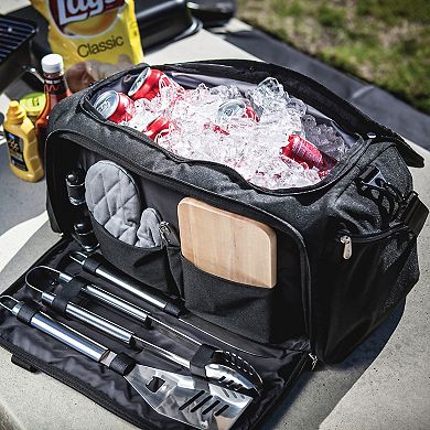 Picnic Time Mississippi State Bulldogs BBQ Grill Set & Cooler