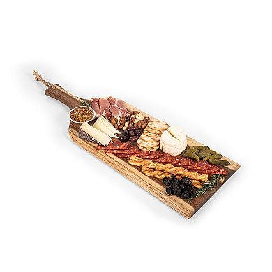 Picnic Time West Virginia Mountaineers Artisan Acacia Serving Plank