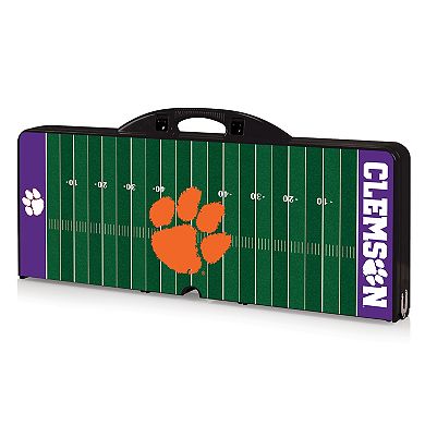 Picnic Time Clemson Tigers Picnic Table Portable Folding Table with Seats