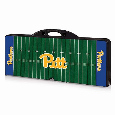 Picnic Time Pittsburgh Panthers Picnic Table Portable Folding Table with Seats