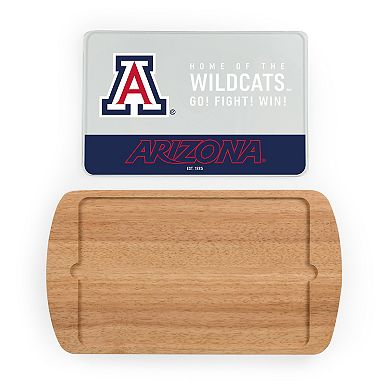 Picnic Time Arizona Wildcats Glass Top Serving Tray