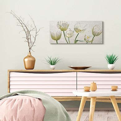 Stupell Home Decor Soft White Blooming Tulip Petals Floral Details Wall Art