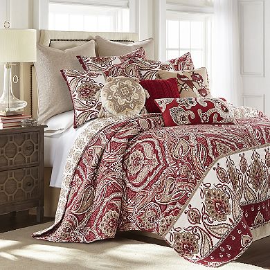 Levtex Home Astrid Paisley Embroidered Pillow