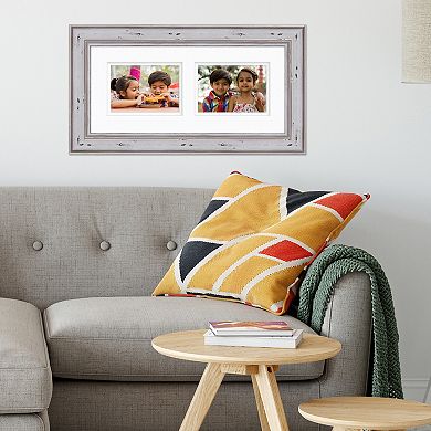 COURTSIDE MARKET Rustic 2-Opening Collage Frame