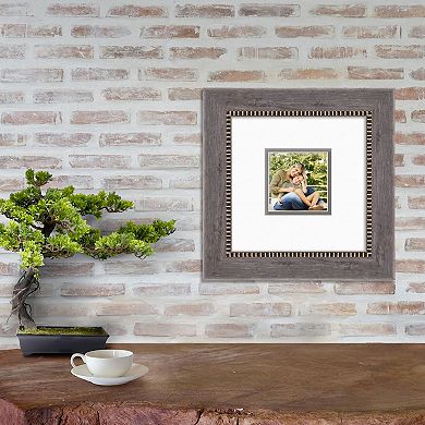 Courtside Market Carbon Driftwood Silver 8" x 8" Frame 1