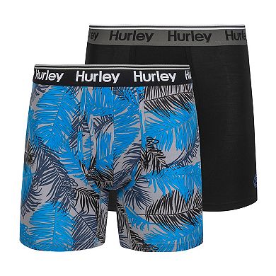 Hurley 2 Pack Everyday Stretch Boxer Briefs - Men's Boxers in
