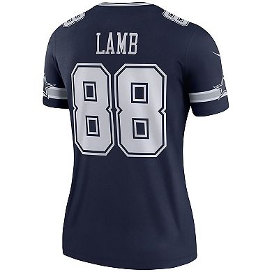 Women's Nike CeeDee Lamb Navy Dallas Cowboys Legend Jersey