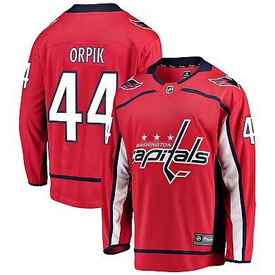 Men's Fanatics Branded Brooks Orpik Red Washington Capitals Breakaway Home Player Jersey