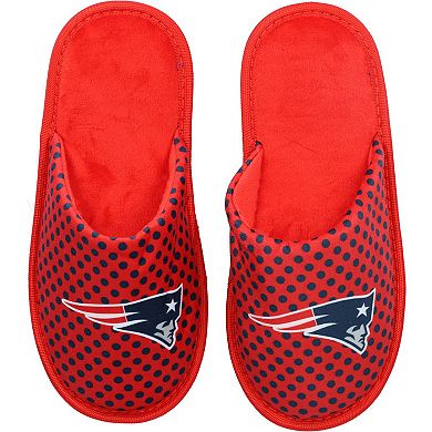 Women's FOCO New England Patriots Big Logo Scuff Slippers