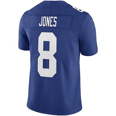 Men's Nike Daniel Jones Royal New York Giants Vapor Limited Jersey