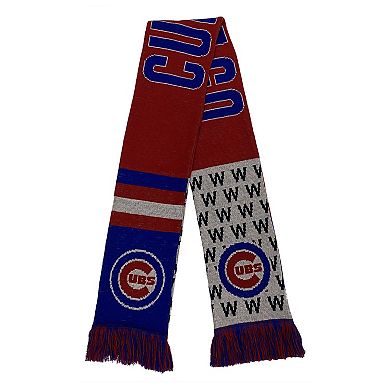 FOCO Chicago Cubs Reversible Thematic Scarf