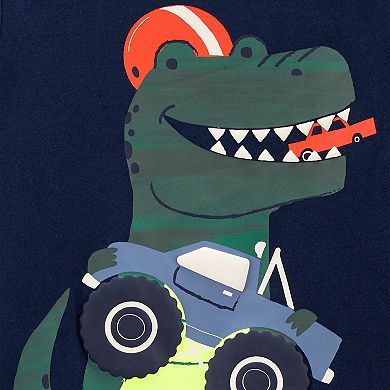 Baby Boy Carter's Dinosaur Mock-Layer Graphic Tee
