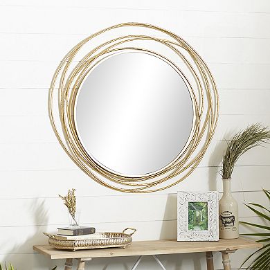 Stella & Eve Circle Contemporary Wall Mirror