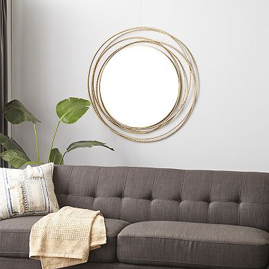 Stella & Eve Circle Contemporary Wall Mirror