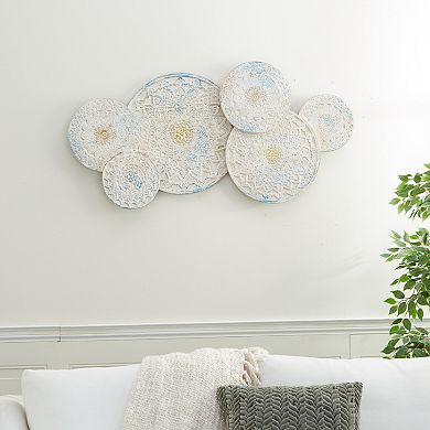 Stella & Eve White Medallion Farmhouse Wall Decor