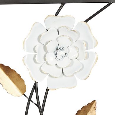 Stella & Eve White Floral Wall Decor 2-piece Set